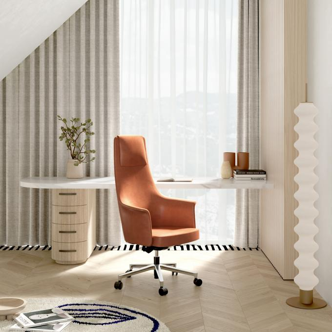 آخرین وبلاگ های شرکت در مورد صندلی‌های مدیریتی چرمی در مقابل پارچه‌ای: چرا چرم قهوه‌ای برنده است