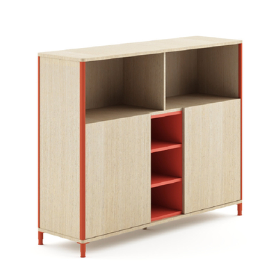 خرید FLEX دفتر طراحی چند منظوره کابینت ذخیره سازی Credenza با کشوی فایل online manufacture