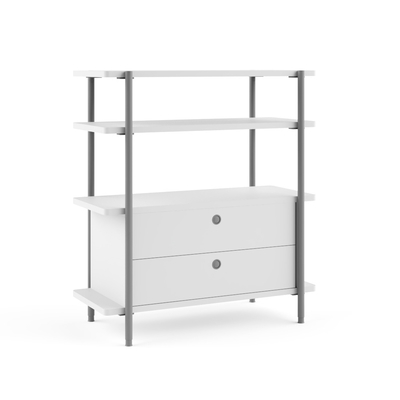 خرید FLEX دستگیره گرد کابینت ذخیره سازی دفتر قفسه باز با درب های پنهان online manufacture