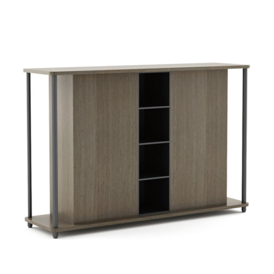 خرید FLEX Finish Executive Desk Hutch چند منظوره قفسه های ذخیره سازی کابینت برای فضاهای اداری online manufacture
